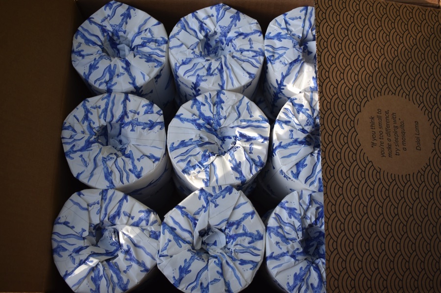 Bumboo loo rolls in a box